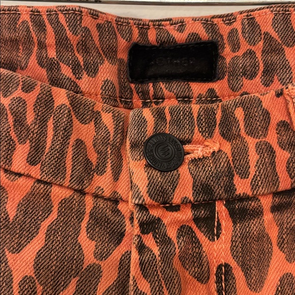 MOTHER high waisted looker ankle fray in animal attraction size 28 - Picture 4 of 8